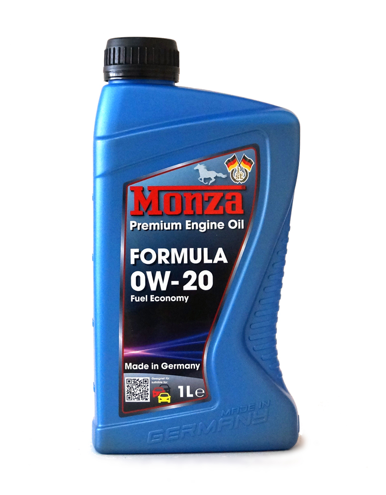Масло моторное синтетическое - MONZA FORMULA 0W-20 1л